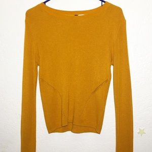 Orange Long Sleeved Top